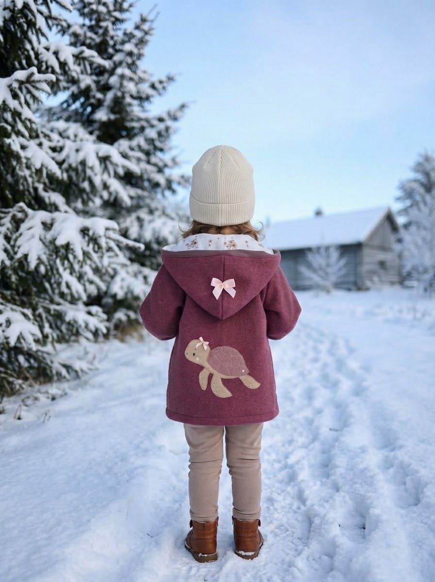 Wollwalkjacke Meeresschildkröte Gr. 110 Wollwalkjacke Meeresschildkröte Gr. 110
