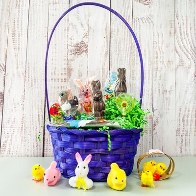 Sugar-free Lollipop & Chocolate Easter Basket - Local only