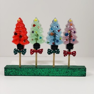Christmas Tree Lollipop 4 Pack