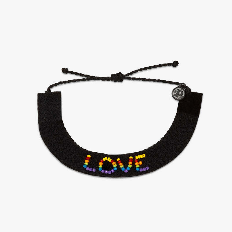 36250 Woven Seed Bead Love  Bracelet
