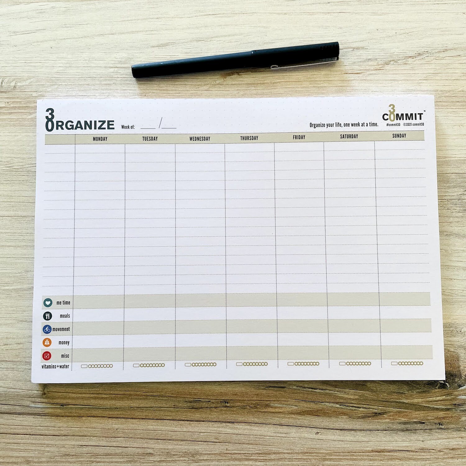 Organizer Desk Pad