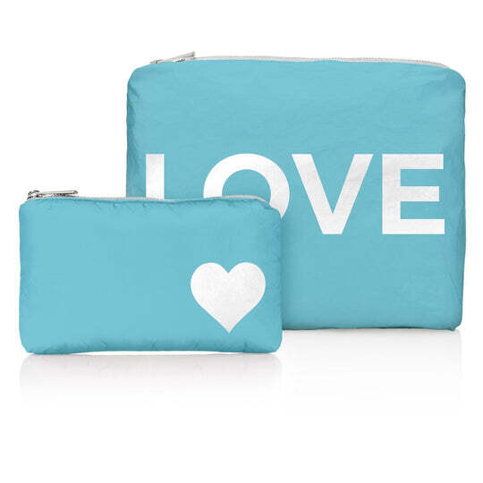 Set of Two in Capri Blue Love