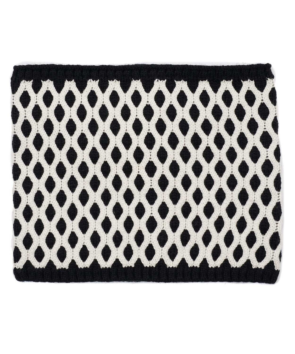 Recycled Bi-Color Honeycomb Neck Warmer