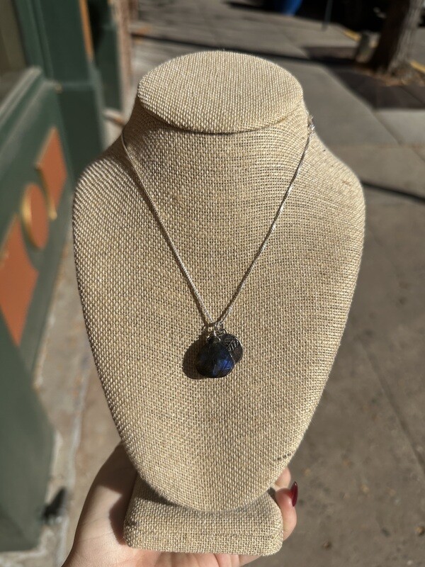 Leaf Litter and Labradorite Necklace