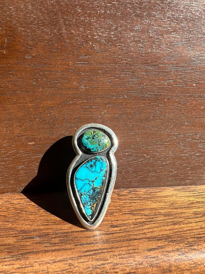 Cloud Mountain Turq Sterling Ring