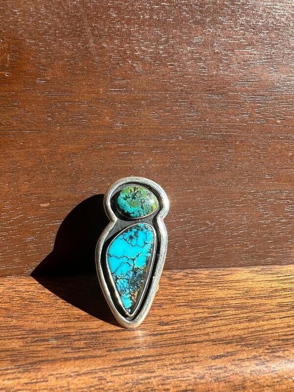 Cloud Mountain Turq Sterling Ring