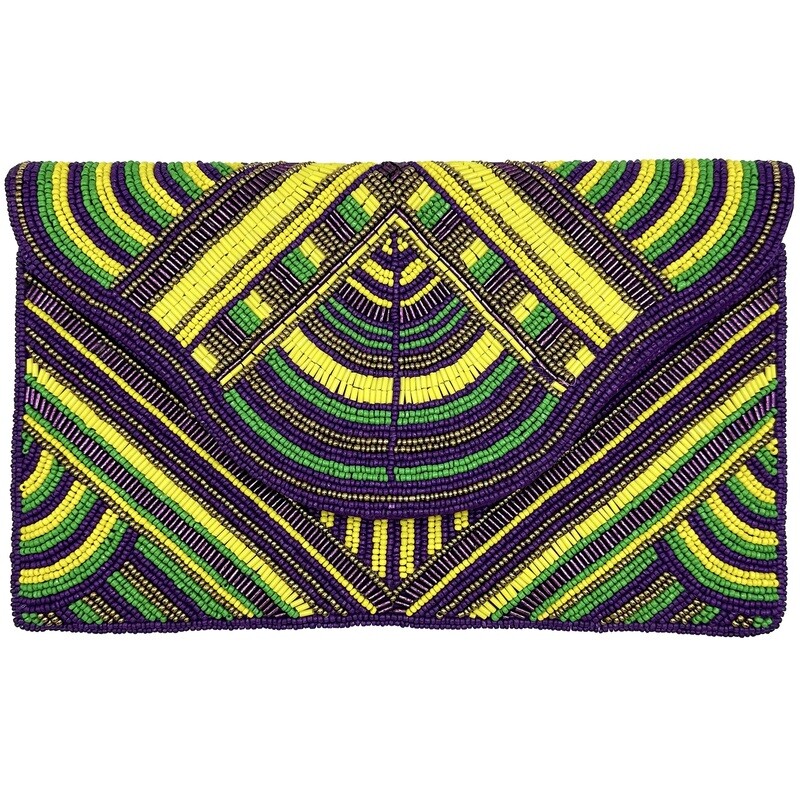 Mardi Gras Clutch