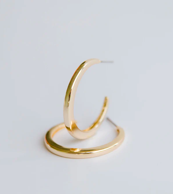 Ryle Medium Gold Earrings