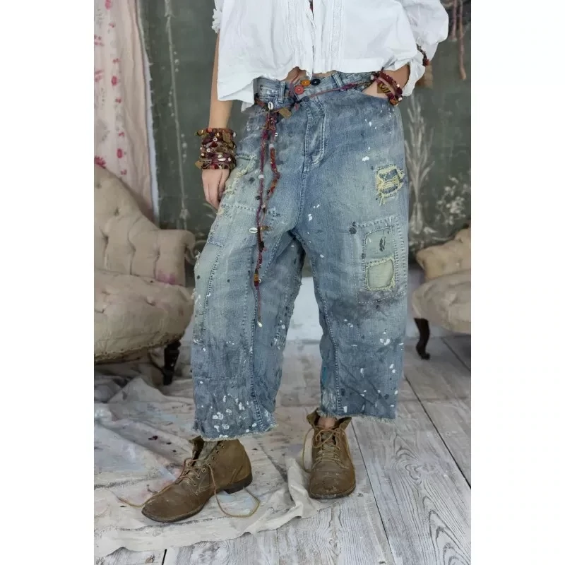 Dani Blues Denim in Washed Indigo