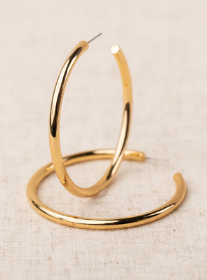 Salem Shiny Gold Earring