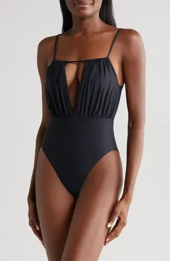 Audrey Midnight Ash Swim One-Piece