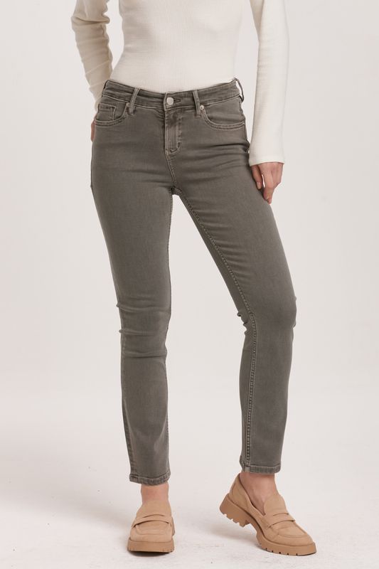 Blaire Straight Jean - Graphite Wash