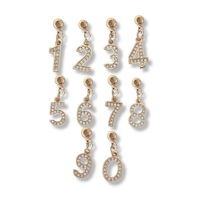 Charm Bar Numerical Drop Charm