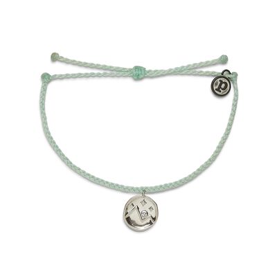 Crystal Mountain Coin Silver Bracelet