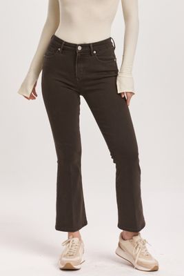 Jeanne Flare Jean - Ground Coffee