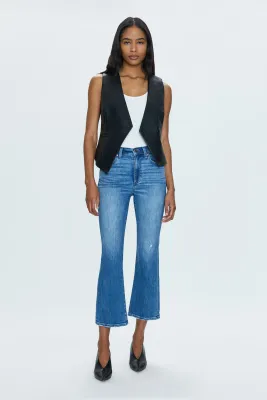 Lennon Crop Boot Leg Jean - Fling Wash