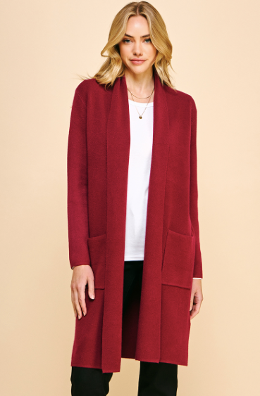 Open Knitted Cardigan