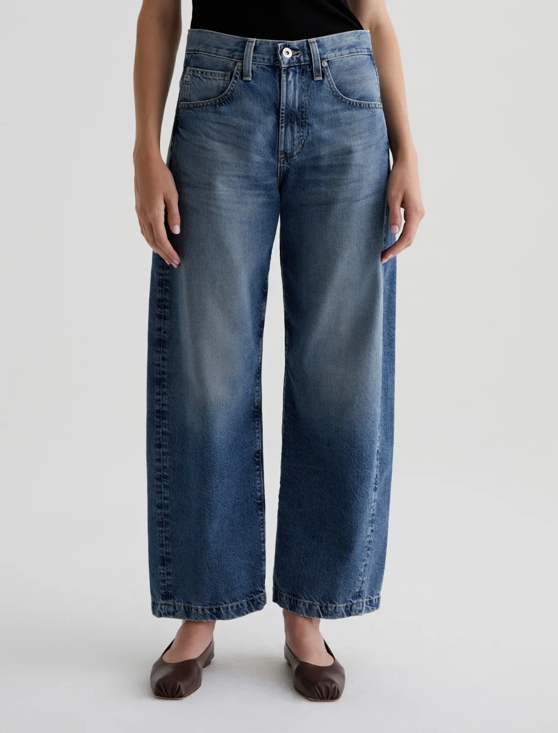 Hattie Barrel Jean - Bari Wash