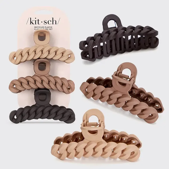 Eco-Friendly Chain Claw Clip 3pc Set