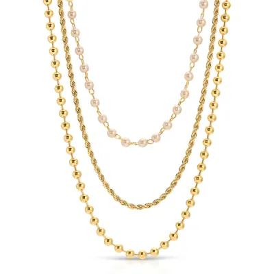 Pearl Trio Necklace
