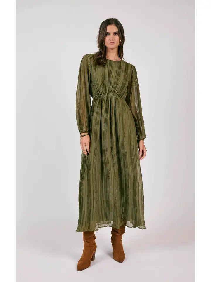 The Poets Cutout Waist Maxi Dress