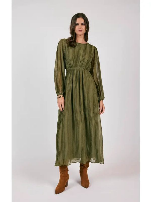 The Poets Cutout Waist Maxi Dress