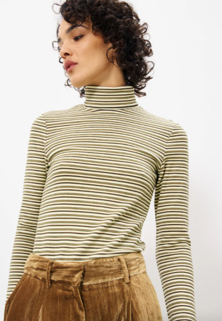 High Neck Winter Knit Top