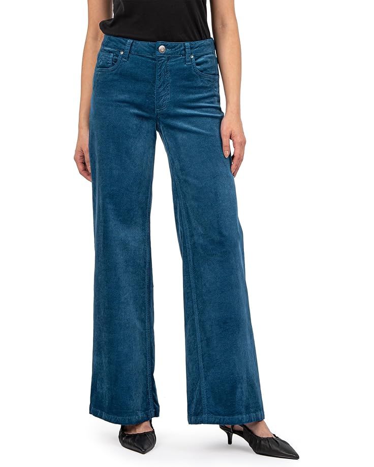 Jean Wide Leg Pant - Teal Blue