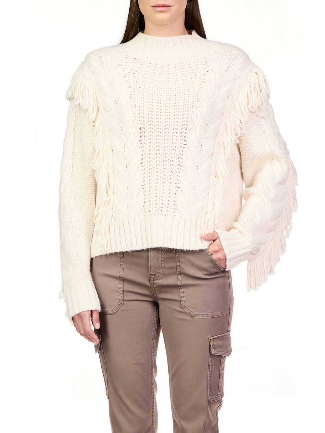 Crafted Fringe Sweater