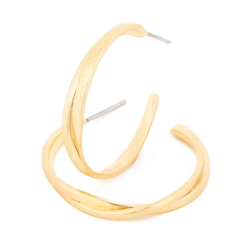 Kat Gold Medium Earring