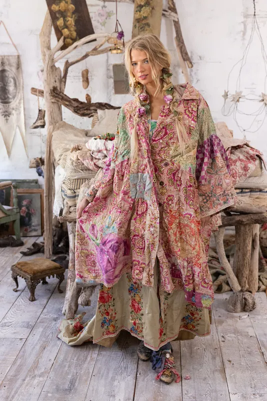 Ysa Double Breasted Coat in Himalayan Sea
