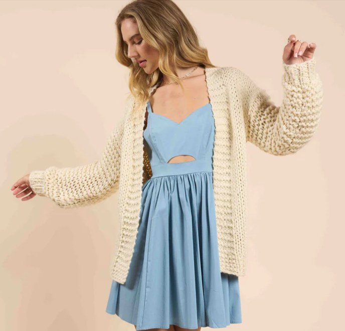 Heart You Handknit Cardigan
