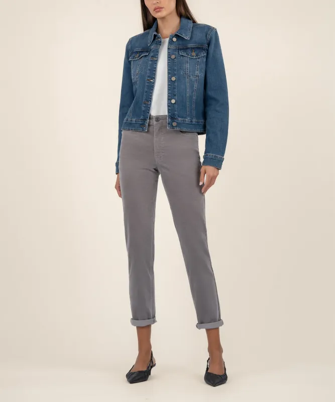 Julia Crop Jacket - Main Wash
