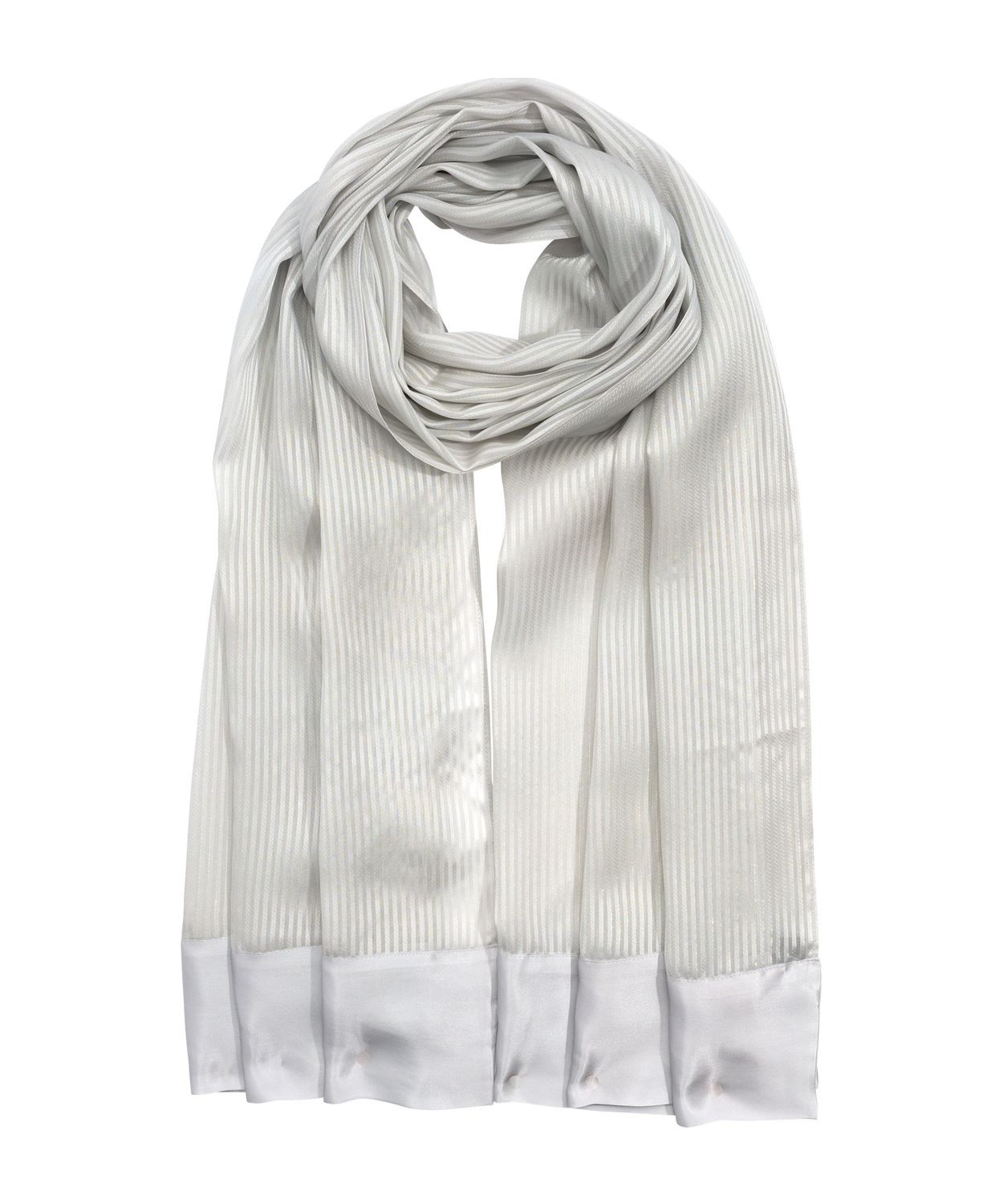 Satin Stripe Metallic Wrap