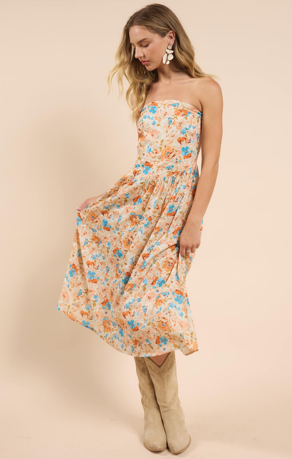 Sonoma Tube-Top Midi Dress