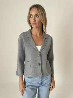 Louisa 3/4 Sleeve Knit Blazer