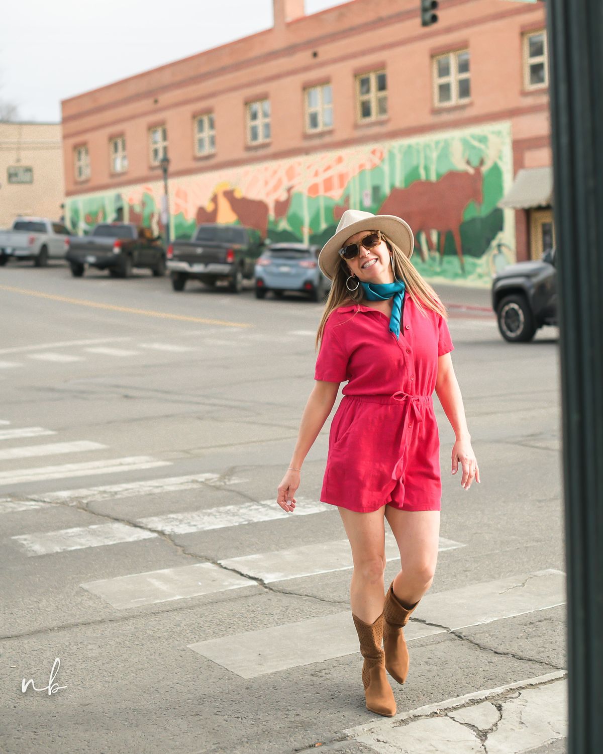 Short Sleeve Button Front Romper