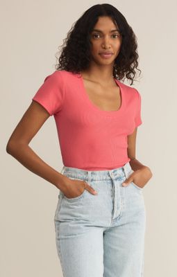 Sirena Rib Short Sleeve Tee