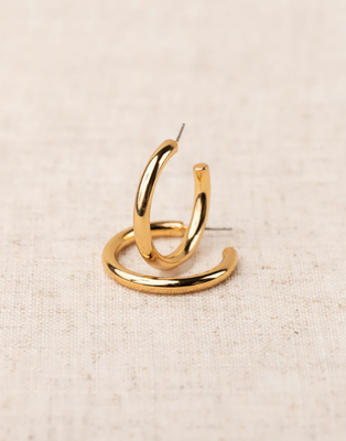 Cameron Shiny Gold Earring