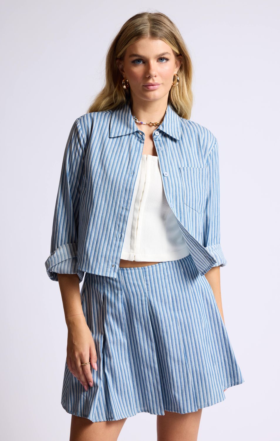 Market Day Crop Shirt