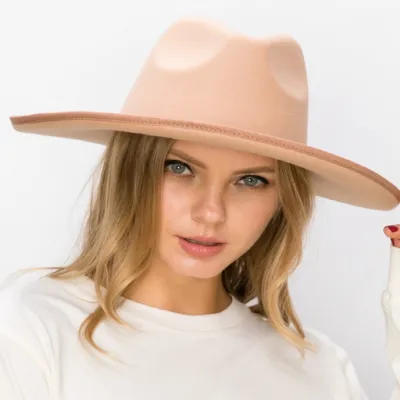 Structured Pencil Roll Wide Brim Hat