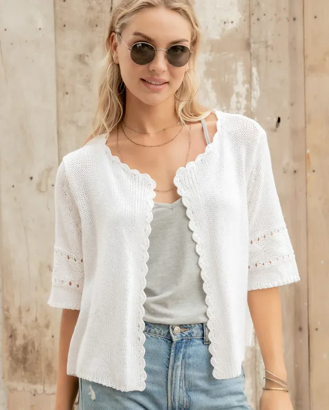 Calliope Short Sleeve Cardigan