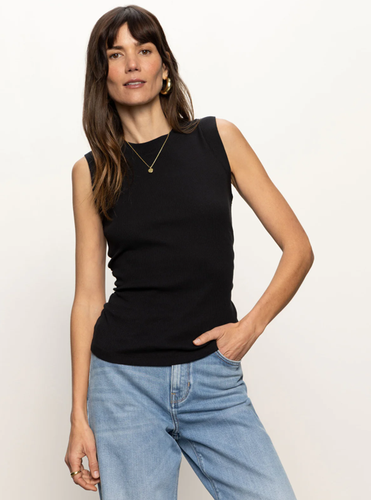 Ribbed Ruched Tank