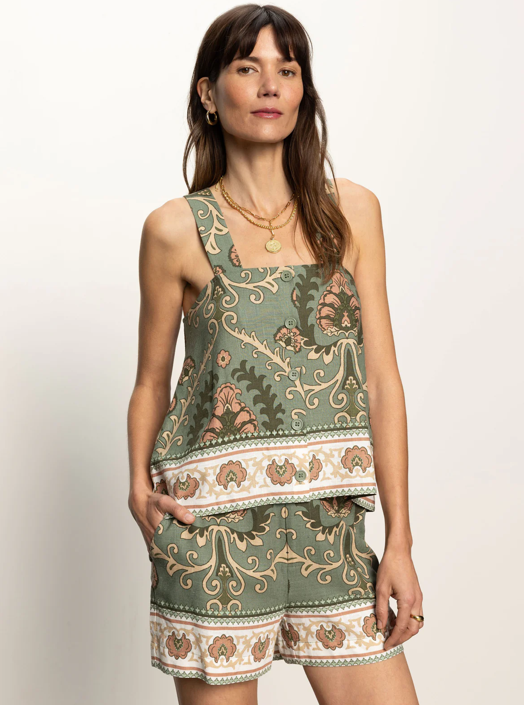 Button Back Cami