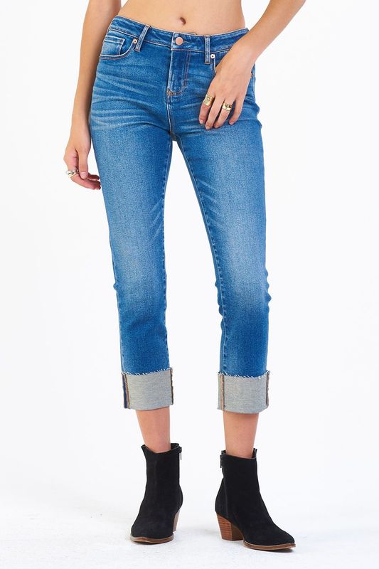 Blaire Cuffed Jean - West Tucson Wash