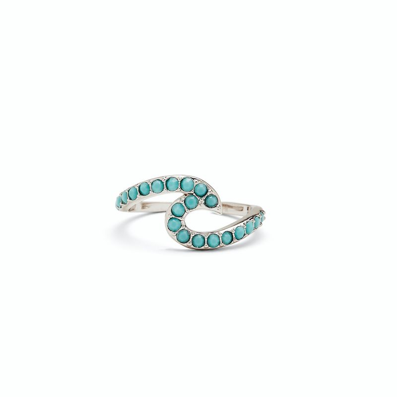 Stone Wave Toe Ring