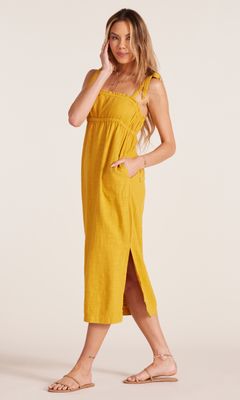 Tied Strap Midi Dress