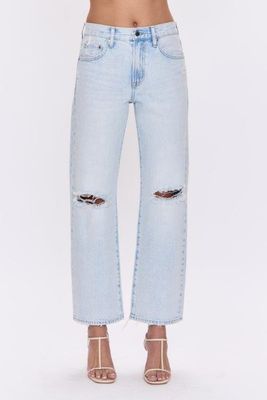 Lexi Bowed Straight Leg Jean - Solstice Wash