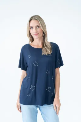 Georgetown Star Tee