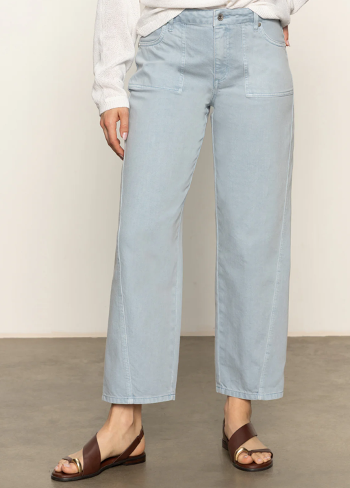 District Column Ankle Jean - Blue Mirage Wash